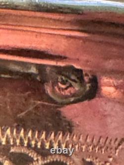 Antique Curon silver sterling cup with decorations and monogram