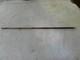 Antique Dandy Cane In Bamboo And Solid Silver Walking Cane