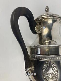 Antique Empire Style Solid Silver Minerve Pitcher