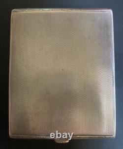 Antique Enamelled Silver Cigarette Case Art Deco Period