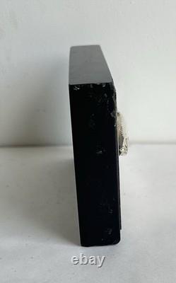 Antique Fishing Trophy Silver Fish Sculpture Sterling Silver 800