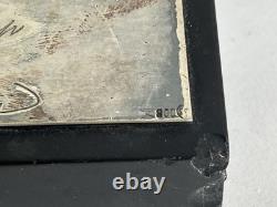 Antique Fishing Trophy Silver Fish Sculpture Sterling Silver 800