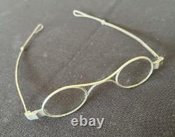 Antique Glasses with Solid Silver System 1840 Optical Stamps LMC