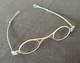 Antique Glasses With Solid Silver System 1840 Optical Stamps Lmc