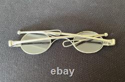 Antique Glasses with Solid Silver System 1840 Optical Stamps LMC