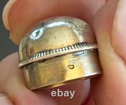 Antique Guilloché Sterling Silver Lipstick Case