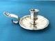 Antique Hand Candle Holder In Solid Silver Minerve 19th Century Xix Cellar Rat Chandelier