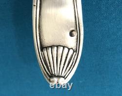 Antique Hand Candle Holder in Solid Silver MINERVE 19th Century XIX Cellar Rat Chandelier