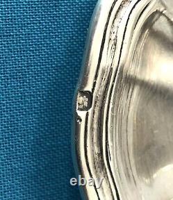 Antique Hand Candle Holder in Solid Silver MINERVE 19th Century XIX Cellar Rat Chandelier