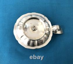 Antique Hand Candle Holder in Solid Silver MINERVE 19th Century XIX Cellar Rat Chandelier