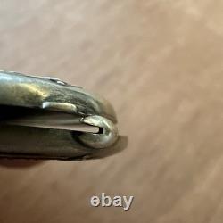 Antique Jewel Double Faceted Mirror Chatelaine Element Solid Silver Hallmark