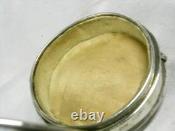 Antique Jewelry Box Solid Silver English Hallmarks England Silver Box