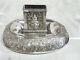 Antique Match Holder Reliquary Buddha Shiva Goddess Solid Silver