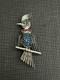 Antique Parrot-shaped Brooch &ndash; Solid Silver With Blue And Red Stones
