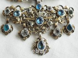 Antique Regional Normandy 18th Century Solid Silver Vermeil Pendant