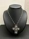 Antique Regional Solid Silver Cross Pendant