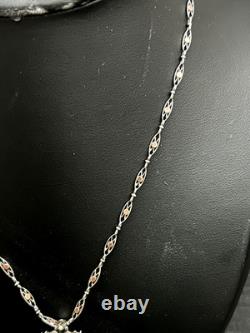 Antique Regional Solid Silver Cross Pendant