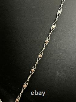 Antique Regional Solid Silver Cross Pendant