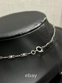 Antique Regional Solid Silver Cross Pendant