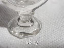Antique Salt Perfume Bottle Crystal Solid Silver
