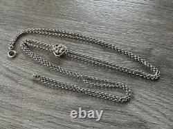Antique Sautoir with Solid Silver Link Length 1400 mm