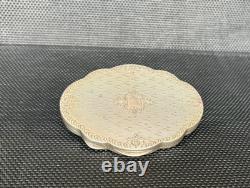 Antique Silver 800 Art Deco Powder Compact, Display Object