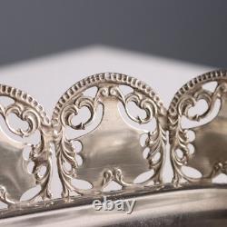 Antique Silver Basket Decorations Florence Italy from the 20th Century Original