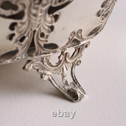 Antique Silver Basket Decorations Florence Italy from the 20th Century Original