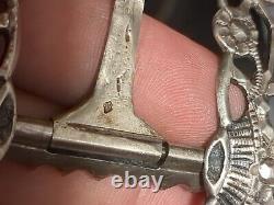 Antique Silver Belt Buckle 19th Century Hallmark