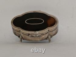 Antique Silver Box (925?) Art Nouveau from 1912 Mappin & Webb approximately 100g