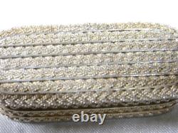 Antique Silver Box with Braided Decoration
