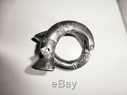 Antique Silver Bracelet Yemen Antique Yemenite Silver Armlet