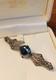 Antique Silver Brooch, Art Deco Jewelry, Circa 1900. Solid Silver, Hallmark.