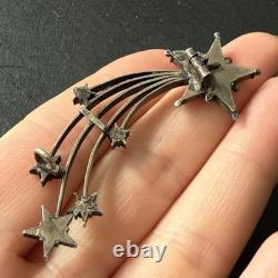 Antique Silver Brooch Digne Saint Vincent Pentacrine STAR RARE