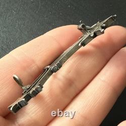 Antique Silver Brooch Digne Saint Vincent Pentacrine STAR RARE