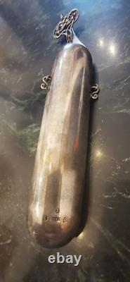 Antique Silver Gilt Chatelaine Case, Marine