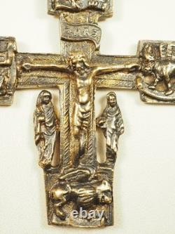 Antique Silver Gilt Cross Pendant