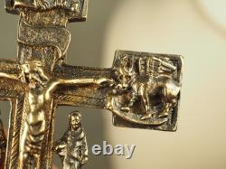Antique Silver Gilt Cross Pendant