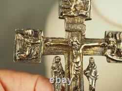 Antique Silver Gilt Cross Pendant