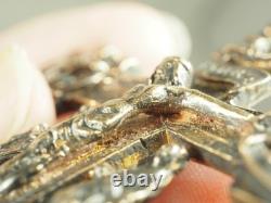 Antique Silver Gilt Cross Pendant