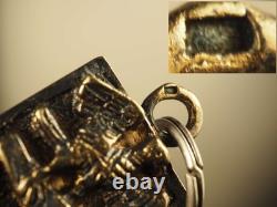 Antique Silver Gilt Cross Pendant