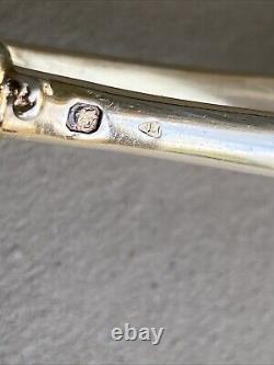 Antique Silver Gilt Sugar Tongs Puiforcat Fleur De Lys