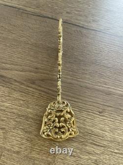 Antique Silver-Gilt Sweetmeat and Toast Tongs