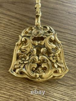 Antique Silver-Gilt Sweetmeat and Toast Tongs