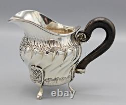 Antique Silver Milk Jug Creamer Minerva Cardeilhac House Paris 19th Century
