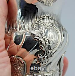 Antique Silver Milk Jug Creamer Minerva Cardeilhac House Paris 19th Century