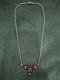 Antique Silver Necklace With Fine Stones, Late 19th Century Art Nouveau Jewelry