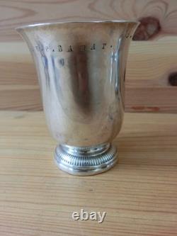 Antique Silver-Plated Cup on Pedestal, General Farmers' Hallmarks