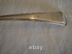 Antique Silver Plated Ladle with English Leopard Hallmark, 34 cm #1195#