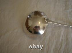 Antique Silver Plated Ladle with English Leopard Hallmark, 34 cm #1195#